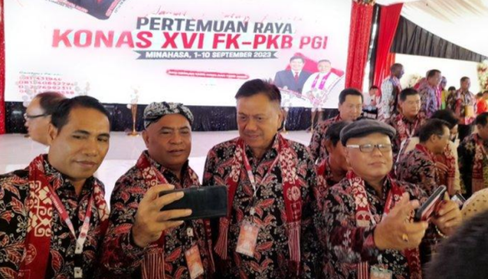 Gubernur Sulut, Olly Dondokambey, Dihujani Kunjungan Peserta Konas XVI FK - PKB PGI dari Daerah Lain