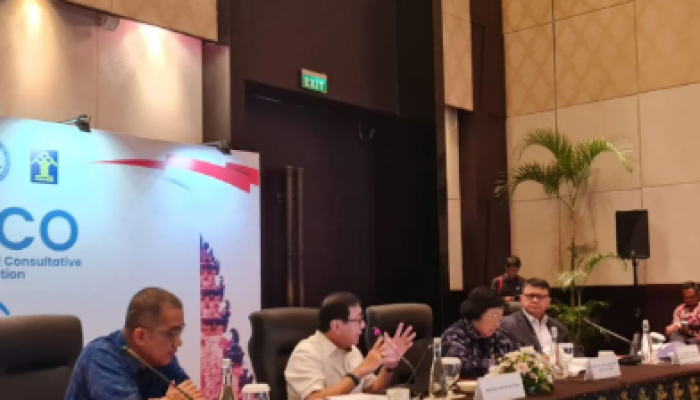 Sambutan yang diberikan oleh Menteri Hukum dan HAM, Yasonna H. Laoly.