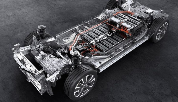 Baterai kendaraan listrik Toyota bZ4X (Dok. Toyota)