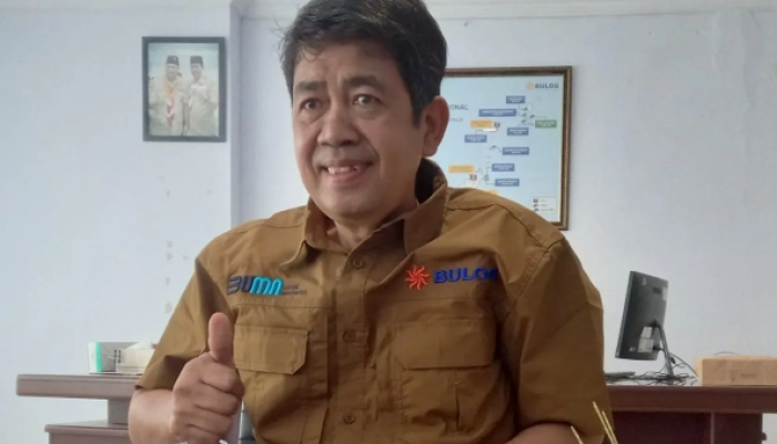 Pimpinan Wilayah Perum Bulog Drive SulutGo Abdul Muis S Ali, di Manado, Jumat (8/9/2023).