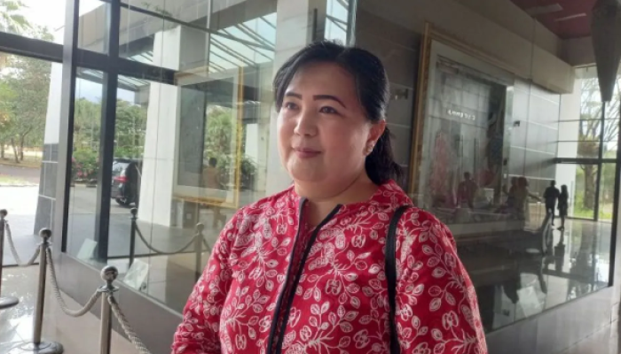 Lydia Tulus, yang merupakan Ketua Panitia PNNS 2023, berbicara di Manado pada hari Senin.