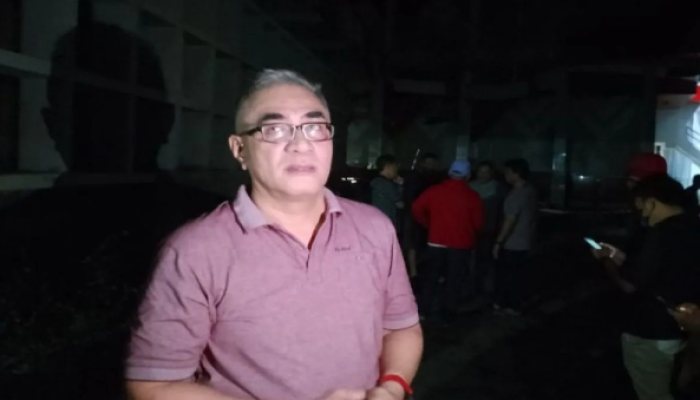 Steve Kepel, Sekprov Sulut, konfirmasi Gedung KONI Manado tidak ambruk akibat gempa Halmahera Barat.