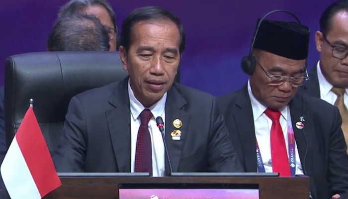 Presiden Joko Widodo membuka KTT ASEAN-Jepang ke-26 di JCC Jakarta pada 6 September 2023.
