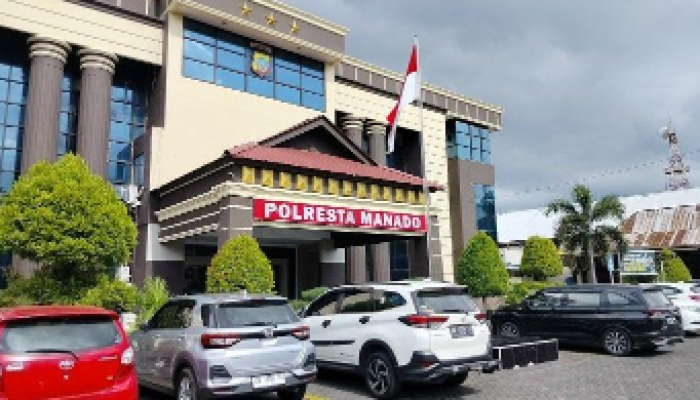 Mapolresta Manado, Sulawesi Utara.