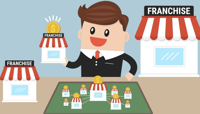 Ilustrasi Bisnis Franchise.