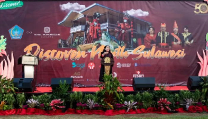 Ketua DPR RI Puan Maharani dalam penutupan Discover North Sulawesi di Jakarta.