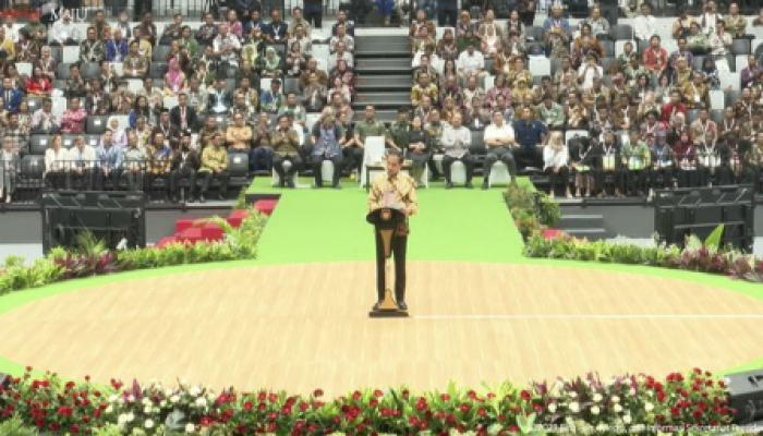 Presiden Jokowi di Festival LIKE, GBK, 18 September 2023.