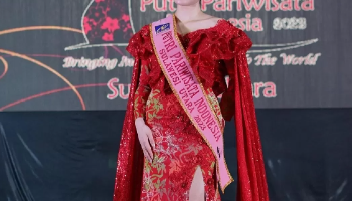 GAMBAR: Salsabila Tiara Saputri Memenangkan Gelar Putri Pariwisata Nasional 2023.