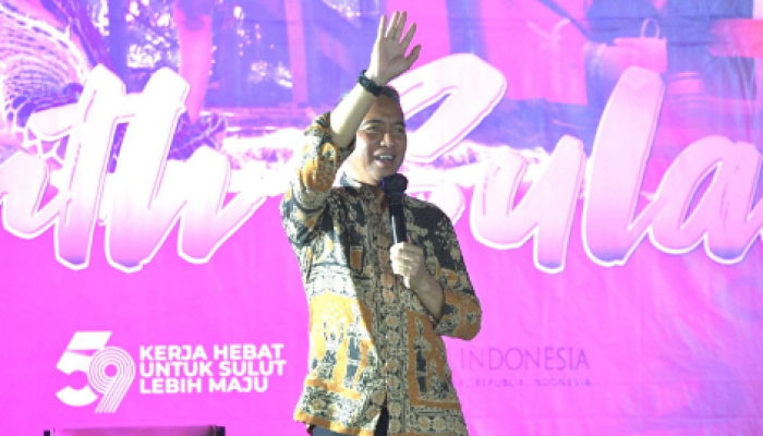 Bupati Sachrul Mamonto Sapa Warga Sulut di Pameran Discovery North Sulawesi