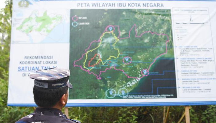 Peta Ibu Kota Negara.