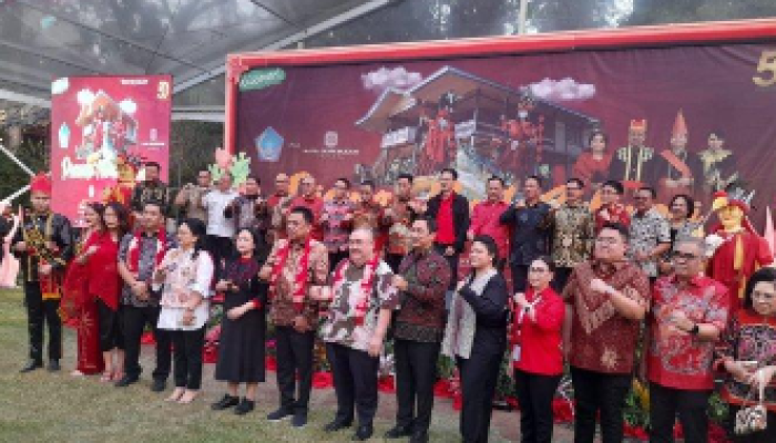 Pada Jumat, 29 September 2023, Puan Maharani mengakhiri acara Discover North Sulawesi di Hotel Borobudur, Jakarta.