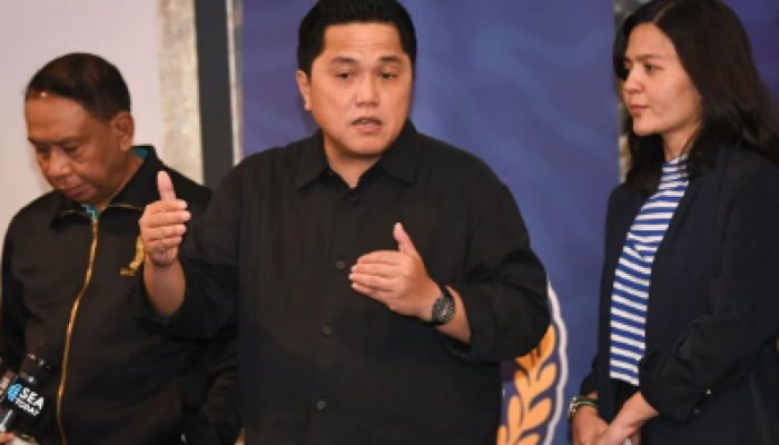 466 Ketua Umum Asosiasi Pertekstilan Indonesia (API), Jemmy Kartiwa Sastraatmaja, berbicara di Purwakarta, Jawa Barat, pada Kamis, 21 September 2023.