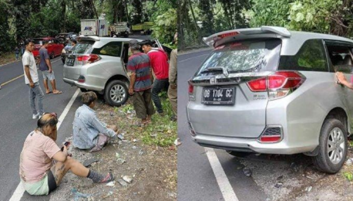 Kecelakaan mematikan di Jalan Turunan Munte, Sulawesi Utara pada 20 September 2023.