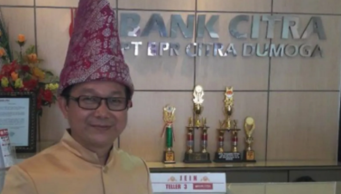 Vicky Palit, Direktur Utama (Dirut) BPR Bank Citra Dumoga, di Manado pada hari Kamis tanggal 21 September 2023.