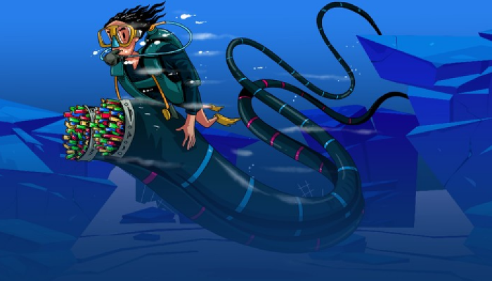 Infografis/ Facebook & Google Bangun Kabel Internet Bawah Laut Amerika-RI