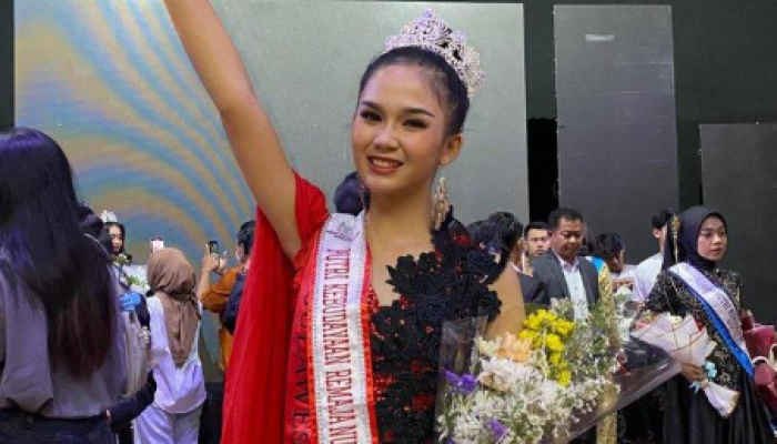 Annabelle Maliangkay utusan Noni Kebudayaan Sulawesi Utara