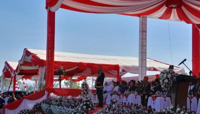 Upacara HUT ke-59 Sulawesi Utara