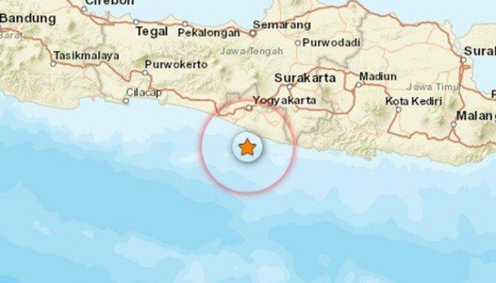 Gempa bumi terbaru dengan kekuatan magnitudo 2,1 SR menggetarkan daerah Bantul.