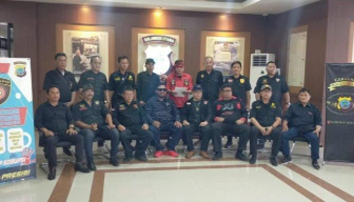 LSM dan Ormas Adat Minahasa ke Polda Sulut, Sabtu (23/9/2023), minta warga Sulawesi Utara tetap tenang pasca konflik di Weda Tengah, Halmahera Tengah, Maluku Utara.