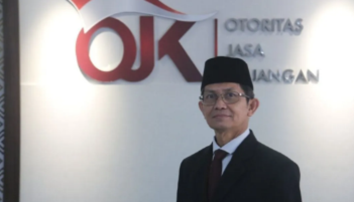 Kepala OJK Sulutgomalut Winter Marbun di Manado, 26/9/2023.