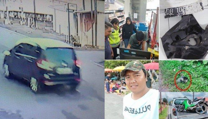 Penyusunan koleksi foto yang terkait dengan Riyo Noor, seorang wartawan dari Tribun Manado yang meninggal akibat ditabrak,