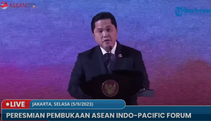 Erick Thohir Sedang Berpidato