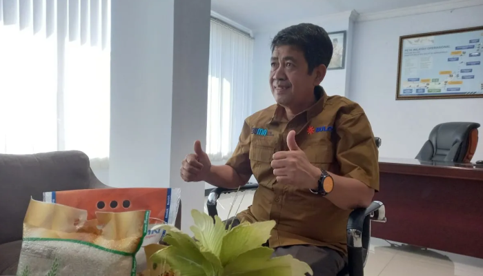 Pimpinan Wilayah Perum Bulog Drive SulutGo Abdul Muis S Ali, di Manado