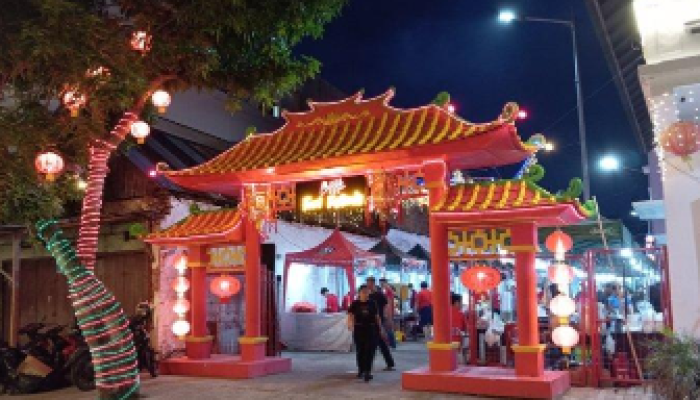 61 Festival Bulan Kue & Kaki 2023 di Wenang, Manado, Sulawesi Utara.