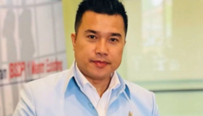 Ivanry Matu, Wakil Ketua Kadin Sulut, berbicara di Manado pada tanggal 29 September 2023.