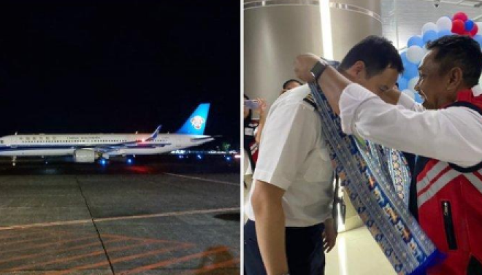 Beberapa waktu yang lalu, China Southern Airlines menjadi maskapai yang mengangkut wisatawan dari Tiongkok.